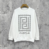 Purple Brand Sweatshirt Loose Crew Neck Sweater
