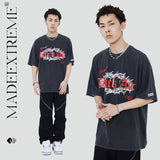 Y2g Shirts for Boys Vintage Print T-shirt Men and Women