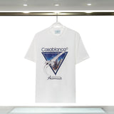 Casablanca T Shirts Fashion Casual Crew Neck Tee