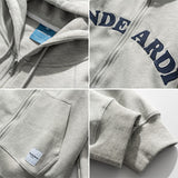 Men's Cardigan Hoodie Spring Hooded Sweater Men's Spring and Autumn Loose Student Casual Jacket