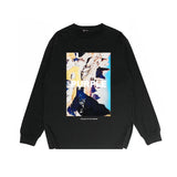 Purple Brand Long Sleeve T-Shirt Fashion Loose Long Sleeve Top