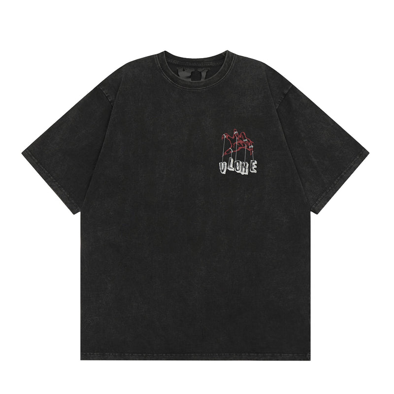 Vlone T Shirt Spring Summer Crew Neck Short Sleeve