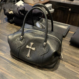 Chh Chrome Heart Leather Bag Large Capacity Shoulder Bag