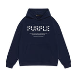 Purple Brand Hoodie Fashion Loose Hooded Sweater