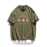 Men T-Shirts Summer Short Sleeve T-shirt Men American Style Loose Half Sleeve