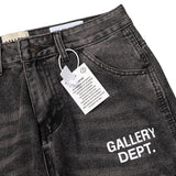 Gallery Dept Jeans Contrast Splicing Straight Denim Trousers