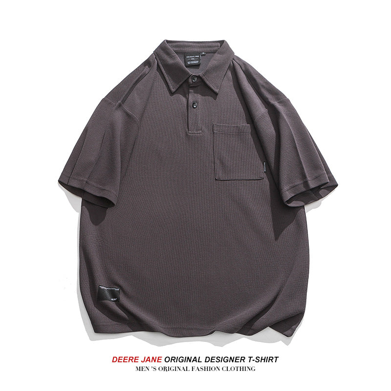 Men T-Shirts Short Sleeve T-shirt Men's Polo Shirt Summer Loose T-shirt