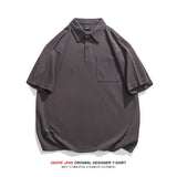 Men T-Shirts Short Sleeve T-shirt Men's Polo Shirt Summer Loose T-shirt