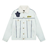 Drew House Jacket Bear Lapel Fleece Fleece Denim Jacket