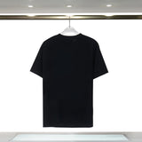Casablanca T Shirts Colored Crane Print Crew Neck Tee