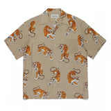 GUILTYPARTIES TIGER Shirts Hawaiian short-sleeved shirts