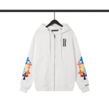 CHH Chrome Heart Hoodie Croix Tires Zip Cardigan Hooded Sweater