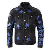 Amiri Jacket Trendamiri Ripped Slim Fit Denim Coat Jacket Men