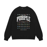 Purple Brand Sweatshirt Loose Crew Neck Sweater