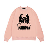 Purple Brand Sweatshirt Loose Crew Neck Sweater