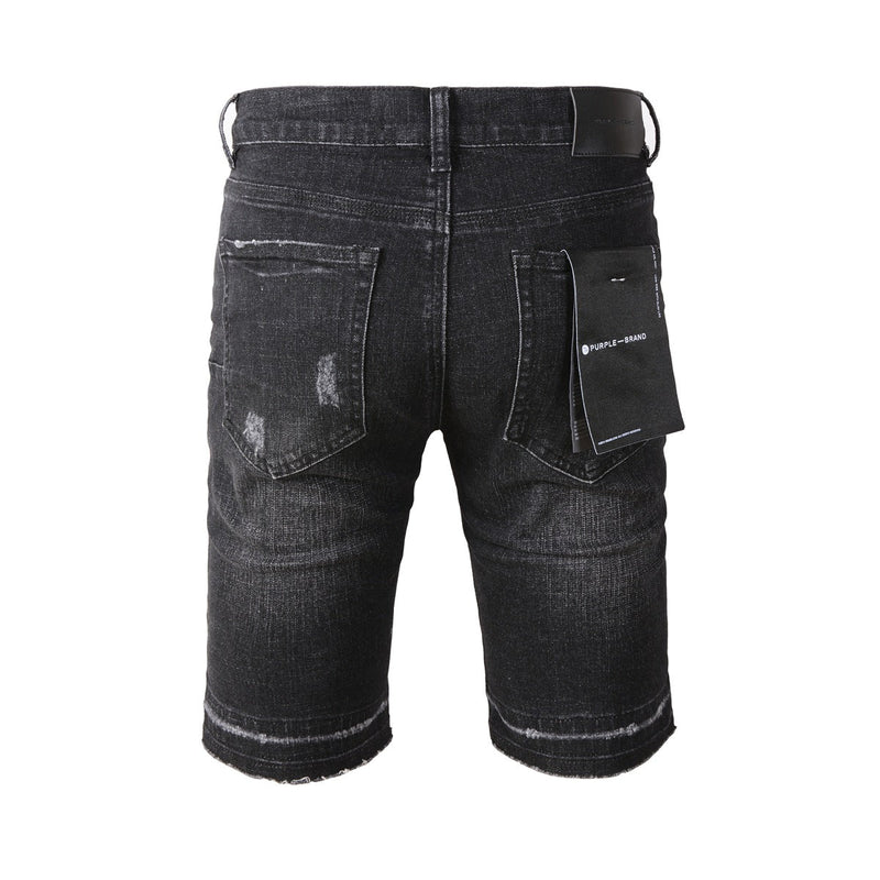 Purple Brand Denim Shorts High Street Black