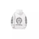 CHH Chrome Heart Hoodie Crow CH Autumn and Winter Trend Brand Sanskrit Cross Hooded Sweater Loose