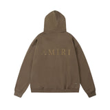 Amiri Hoodie OW Embroidery Letter Hooded Sweater for Men and Women