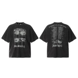 Fog Essentials T Shirts Spring and Summer FOG Washing Water Old Series Short Sleeves