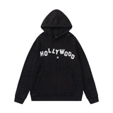 Amiri Hoodie AMI Patch Embroidery Letters Ripped Hooded Sweater Men and Women