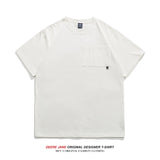 Men T-shirt Patchwork Short-Sleeved T-shirt Men's Summer Loose Cotton