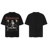 Men Vintage T-Shirts Saint Michael Tee Saint Tears