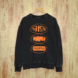 Purple Brand Distressed Sweatshirt Retro Vintage Crew Neck Sweater