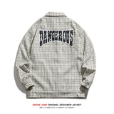Men Jacket Spring Knitted Turn-down Collar Coat Men's Loose All-Matching