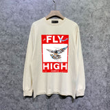 Purple Brand Long Sleeve T-Shirt Fashion Loose Long Sleeve Top