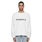 Purple Brand Long Sleeve T-Shirt Fashion Loose Long Sleeve Top