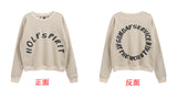 Jesus Is King Sweatshirt Cpfm Kanye Fashion Brand American Casual Loose Couple Fog round Neck Sweater