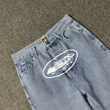 Corteiz Pants Loose Jeans Street Retro Straight