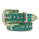 Hip-hop punk rhinestone belt cross accessories