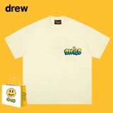 Drew T Shirts Pure Cotton Short Loose