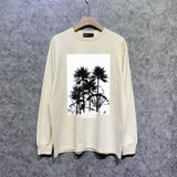 Purple Brand Long Sleeve T-Shirt Fashion Loose Long Sleeve Top