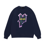 Purple Brand Sweatshirt Loose Crew Neck Sweater