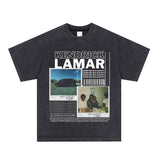 Kendrick Lamar T Shirts Cotton Hip Hop Rap Loose Short Sleeves