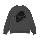 Purple Brand Sweatshirt Loose Crew Neck Sweater
