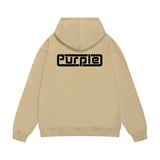 Purple Brand Hoodie Fashion Loose Hooded Sweater