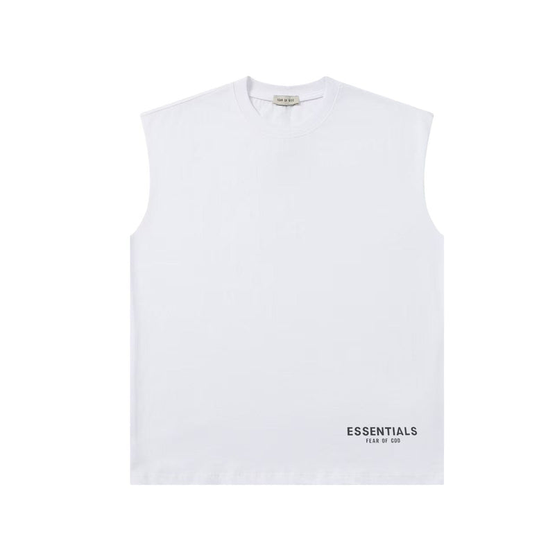 Fog Essentials tank spring/summer letter crew neck casual vest