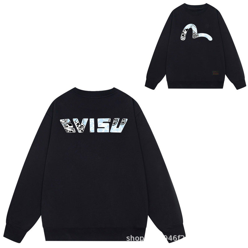 Evisu Sweatshirts Printed Men's Loose Sweater