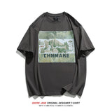 Men T-Shirts Short-Sleeved T-shirt Men Summer Pure Cotton Loose Leisure All-Matching