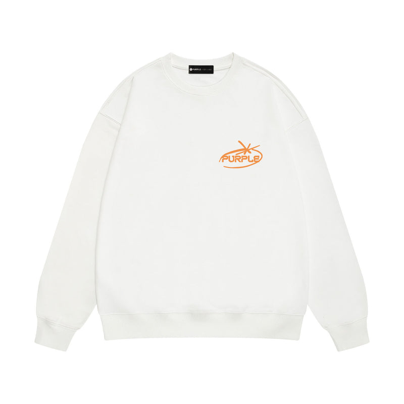 Purple Brand Sweatshirt Loose Crew Neck Sweater