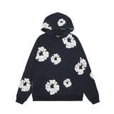 Denim Tears Outfit:Hoodie/Sweatpants (Separate Purchase Options) Loose Hooded Sweatshirt Casual Sweatpants