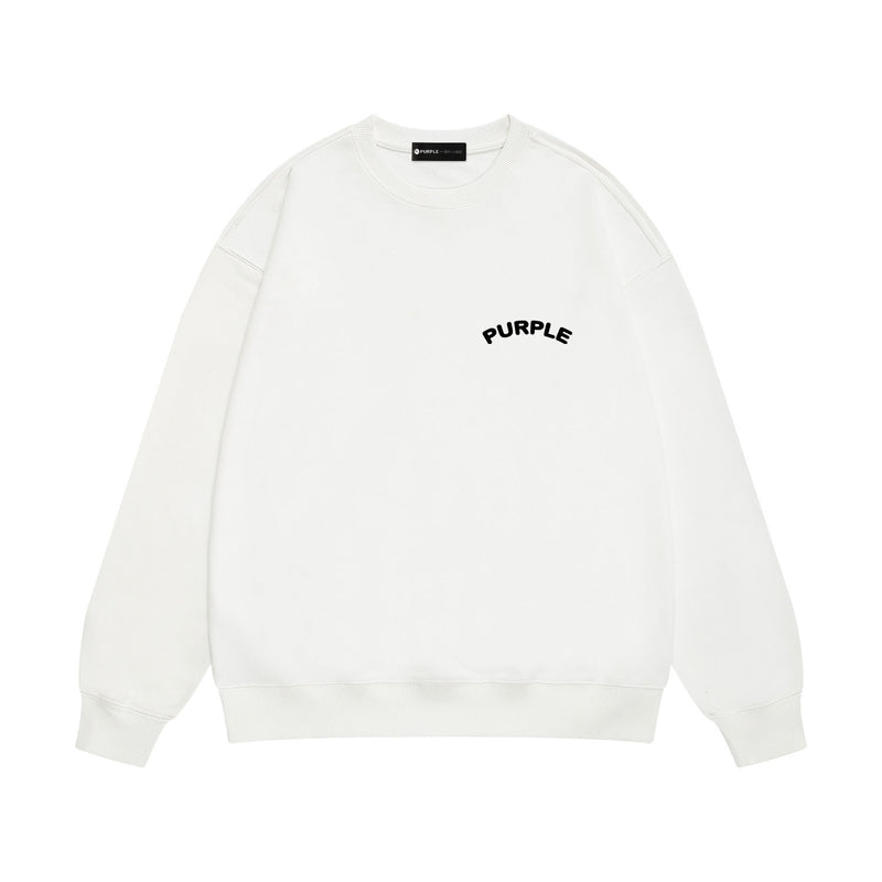Purple Brand Sweatshirt Loose Crew Neck Sweater