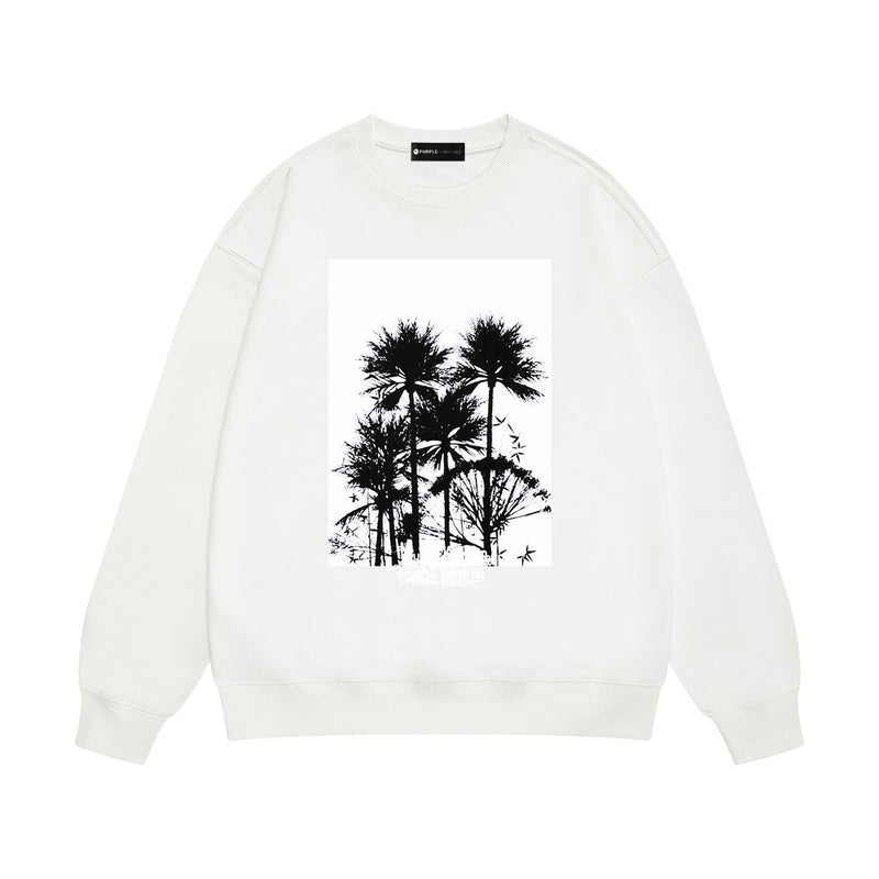 Purple Brand Sweatshirt Loose Crew Neck Sweater