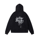 Amiri Hoodie AMIRI Cupid print hooded sweater for men and women