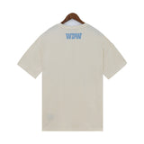 Who Decided War T Shirts Who Decided War Washing Water Old Alphabet Printed Short Sleeves
