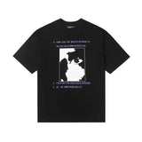 ERD T Shirts Cartoon Print Loose-Fitting Casual T-shirt