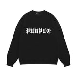 Purple Brand Sweatshirt Loose Crew Neck Sweater